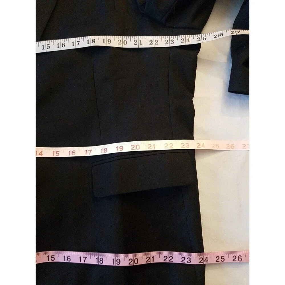 Coofandy Mens Blazer Size XXL Sport Jacket One Button Black Suit Wedding Formal